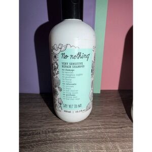 No Nothing Very Sensitive Repair Shampoo 10.1oz Fragrance Free Hypoallergenic